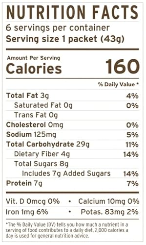 Purely Elizabeth Classic Cinnamon Instant Oatmeal, 9.12 Oz #TOP3