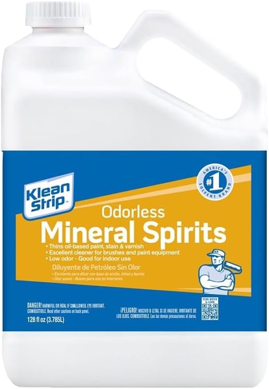 4 Pack Klean Strip GKSP94214 Mineral Spirit Thinner, Liquid