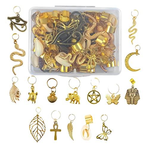 CLUB BOLLYWOOD® 40x Braiding Coils Charms Braids Accessories for Fashion Show Bracelet DIY | Hair Care & Styling | Hair Ties & Styling Accs