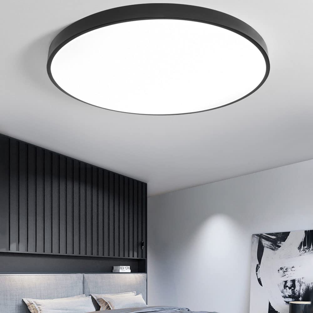 Lampa sufitowa do sypialni Ultra cienka dioda LED okrągła akrylowa metalowa regulowana oprawa z możliwością przyciemniania Oprawa do montażu podtynkowego do sypialni kuchnia salon