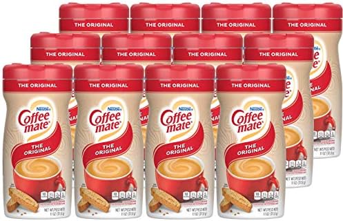 Nestle Coffee mate Coffee Creamer, Original, Non Dairy Powder Creamer, 11 Ounces (Pack of 12)
