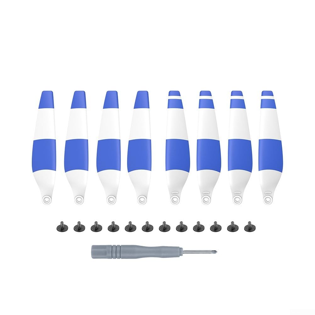 8PCS Low Noise Colorful Propellers for DJI for mini 4 Pro/and(B)