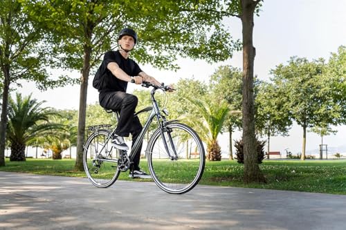 Licorne Bike Premium Trekking Bike in 28\ Fahrrad für Herren Jungen Damen und 21 Gang Schaltung Citybike Life M-V-ATB (Weiss, 0, Millimeter, 0, Zentimeter, 0, Dezimeter, 0, Meter, 0, Km)