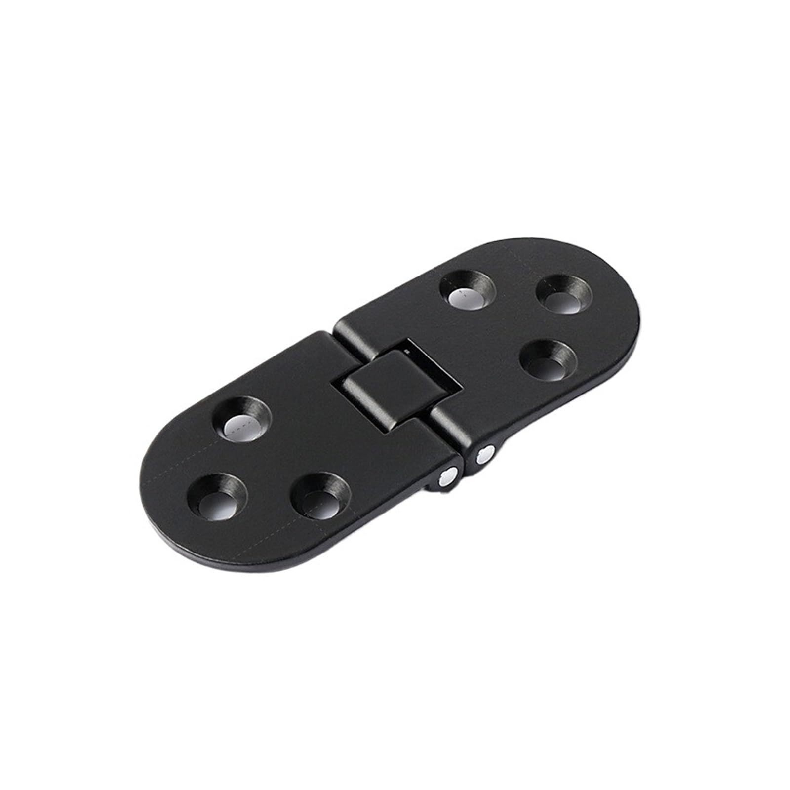 Cbtyacvlp B-10Pcs 10 Pack Zinc Alloy Flap Hinge Thickened 180 Degree Folding For Cabinet Hardware Hidden Door(B-10Pcs)