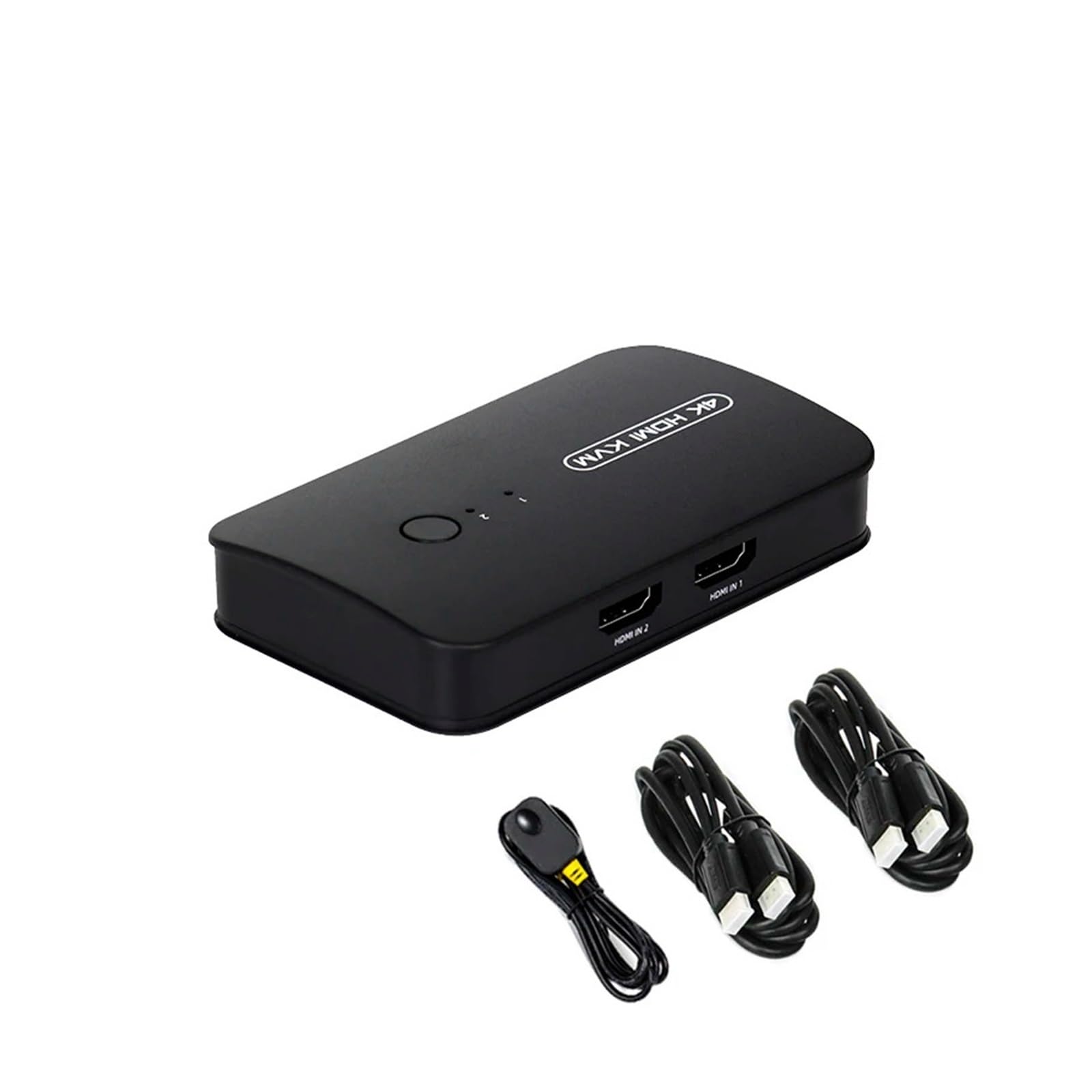 Conmutador KVM USB con extensor 1080p para teclado ratón y monitor 7