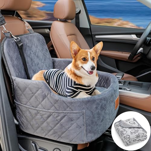 Dog Car Seat for Small Medium Dogs Memory Sponge Dog Booster Car Seat Fits Car Dog Bed up to 35 lbs,Detachable Washable Dog Seat with Storage Bag Dog Blanket Dog Car Seat for Small Medium Dogs Memory Sponge Dog Booster Car Seat Fits Car Dog Bed up to 35 lbs,Detachable Washable Dog Seat with Storage Bag Dog Blanket