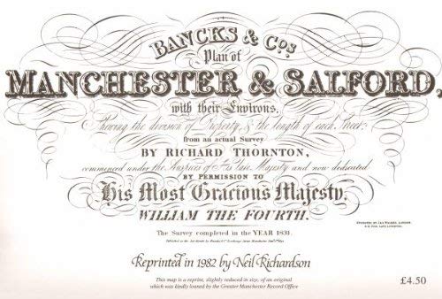 Amazon | Bancks and Cos Plan of Manchester and Salford: Survey ...