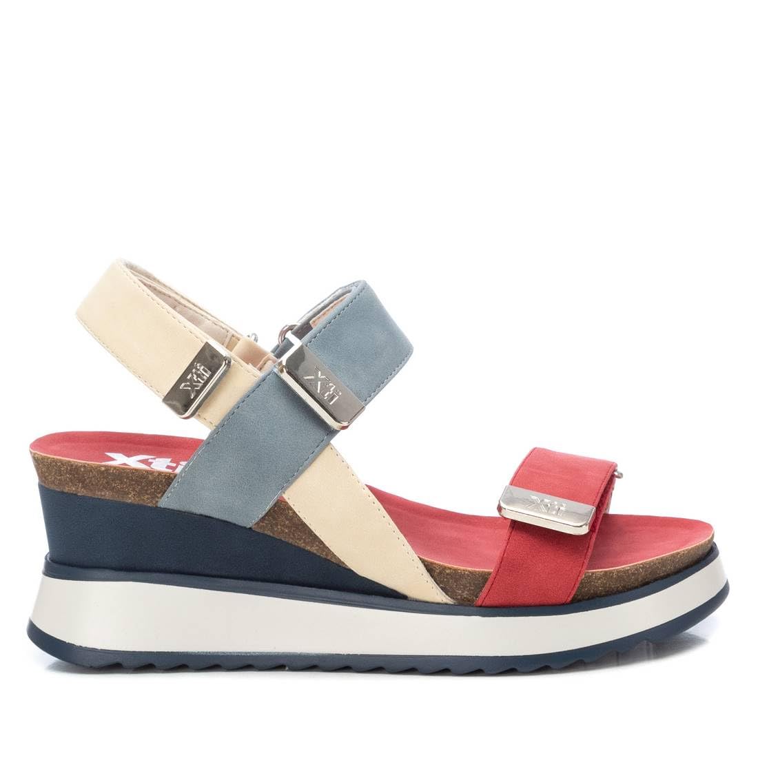 XTI - Sandalia Mujer Navy - Calzado Cómodo y Versátil - Moda casual - Modelo 14282203 (Talla 39)