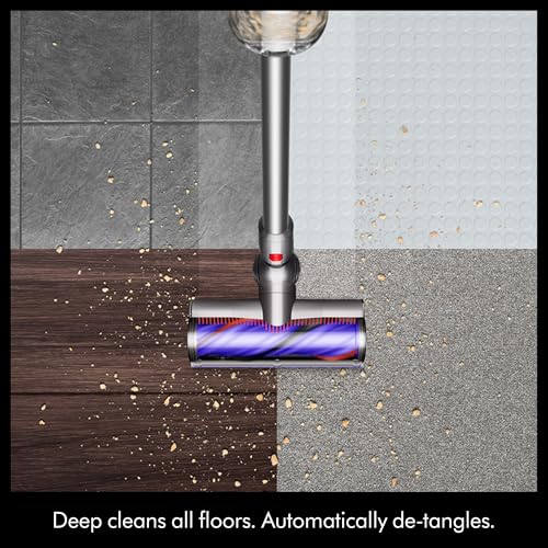 Image of Dyson V9 Motorbar Cordless Vacuum, Cleans Hard Floors and Carpets, Detangles, Converts to Handheld, 100AW, 3 Power Modes, Up to 40 Minutes