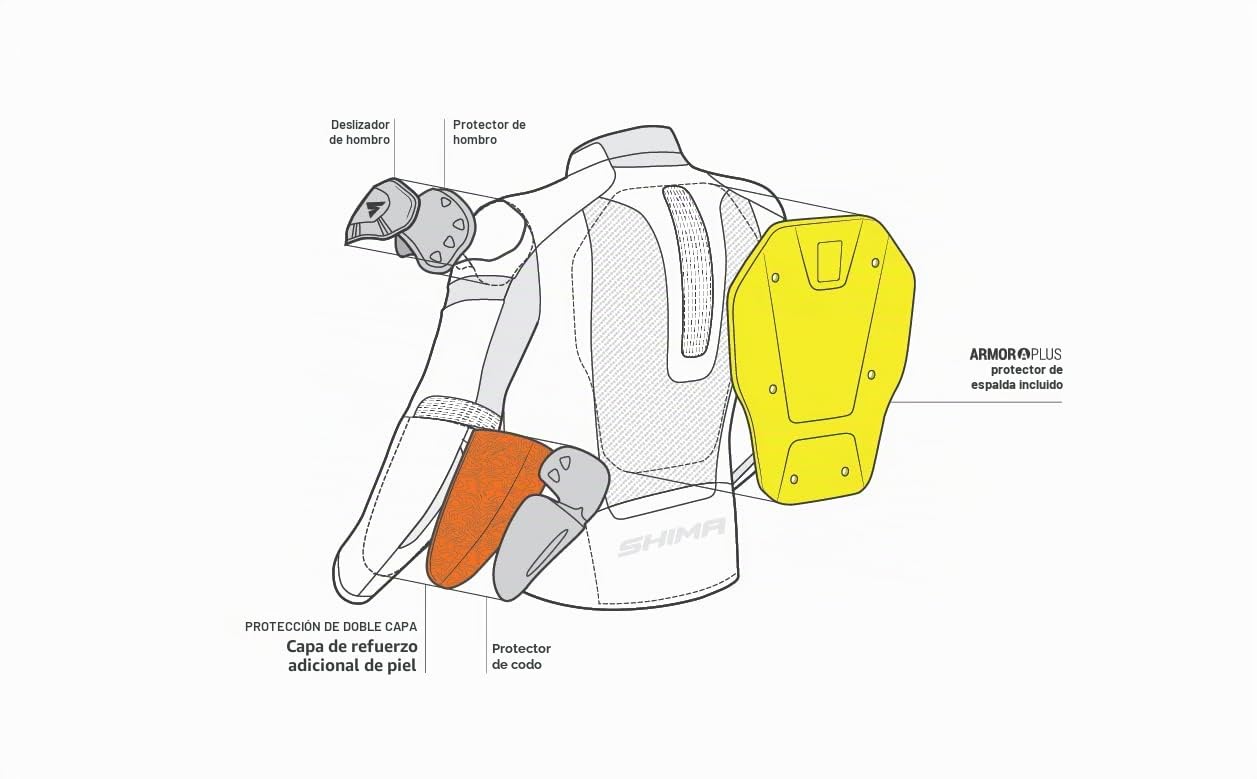 SHIMA PISTON chaqueta de moto