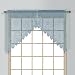 United Curtain Valerie Lace Sheer Swags, 52 by 38-Inch, Blue, Set of 2