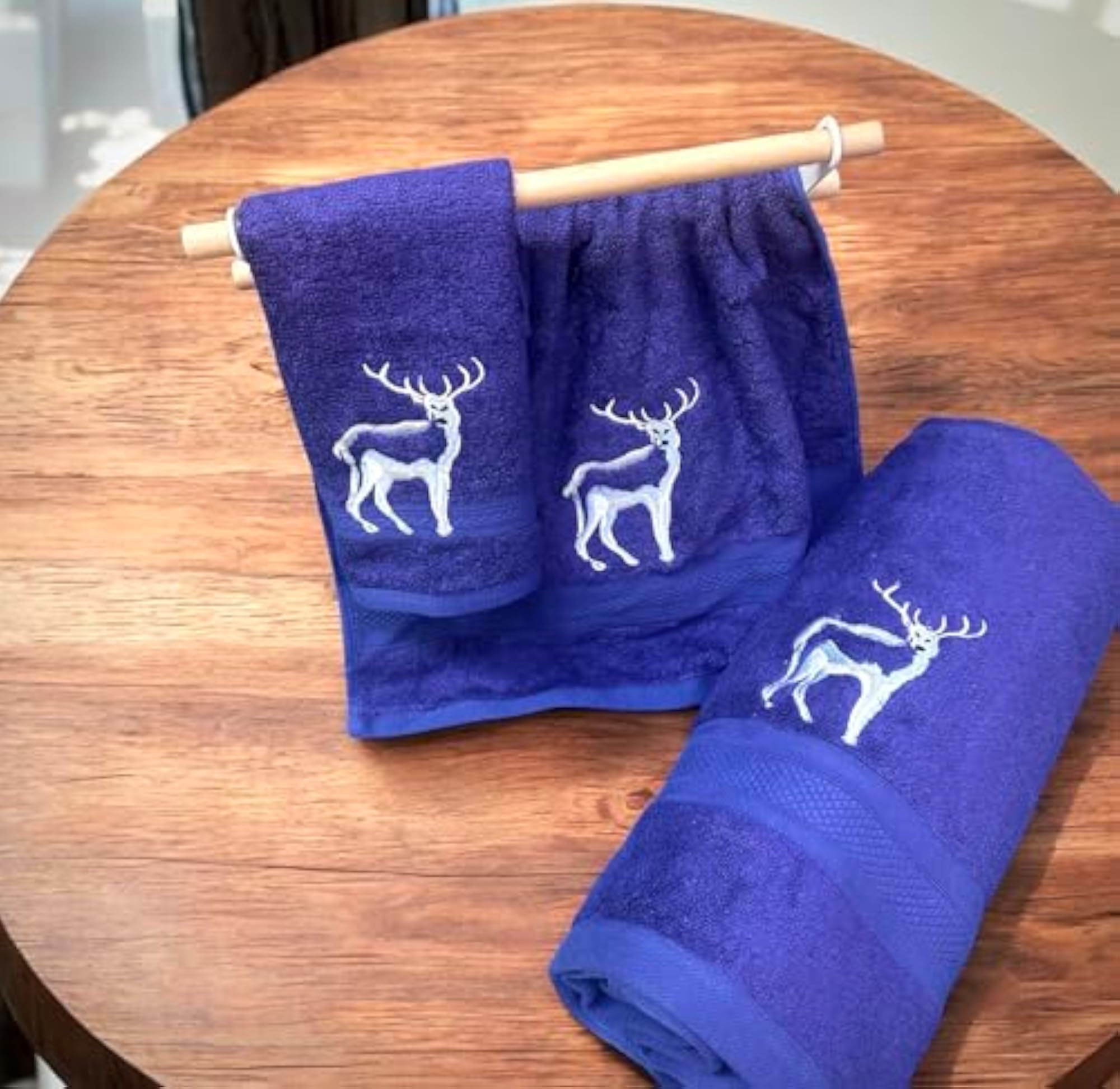Premium Bamboo Towel Set, 3 Pieces, Eco-Friendly