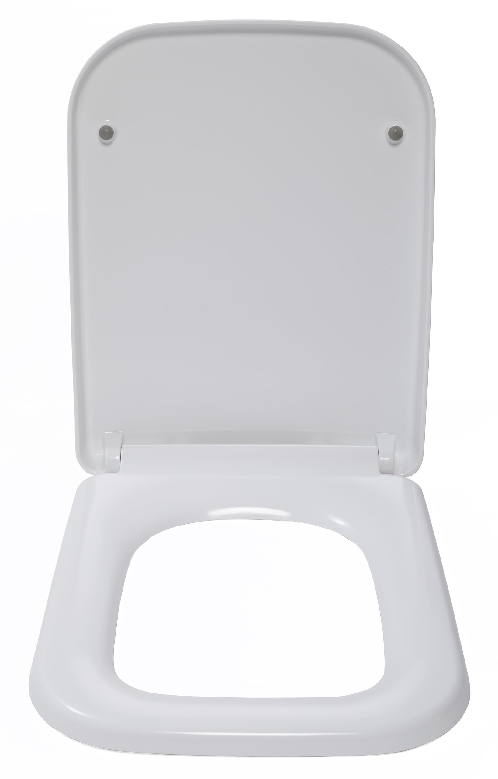 Premium Square UF Toilet Seat Cover – Heavy-Duty Duroplast WC Seat with Soft Close, Two-Button Quick Release & Antibacterial Protection, 345x435mm-image-5