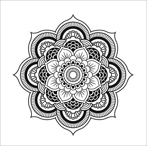 Andre Shop Large Vinyl Wall Decal Mandala Bedroom Decor Flower Patterns Stickers Mural1Sx61I #TOP4
