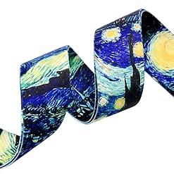 BestSounds La sangle de guitare Van Gogh Starry Night Comprend un Bouton de Sangle et 2 Verrous de Sangle. Bandoulière… - Les Beatles, Paul McCartney, John Lennon, RIngo Starr, George Harrison BestSounds La sangle de guitare Van Gogh Starry Night Comprend un Bouton de Sangle et 2 Verrous de Sangle. Bandoulière… – Image 2
