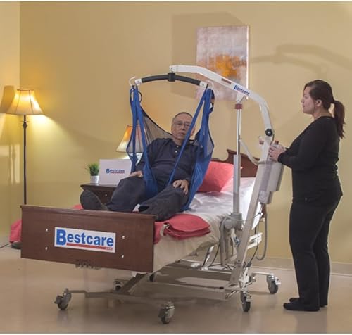 Miniatura 3 de Bestcare PL400EF - Elevador eléctrico para pacientes, plegable, portátil y transportable, capacidad de peso de 400 libras, ideal para uso doméstico