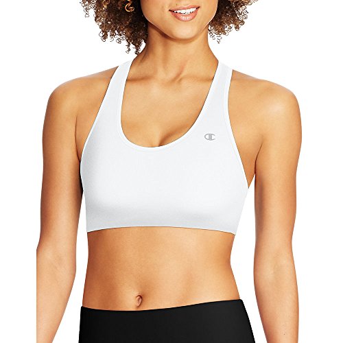 Champion Absolute Racerback Sports Bra with SmoothTec Band_White_S