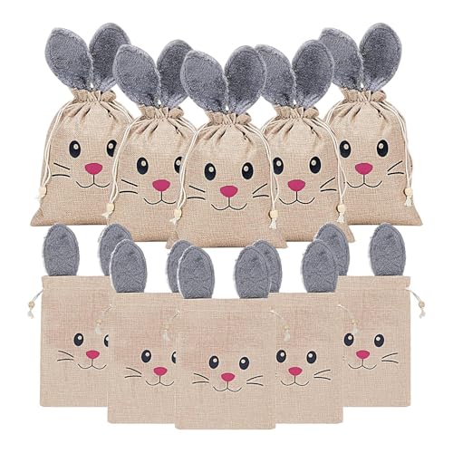 Bolsa de Conejo de Pascua para rellenar cestas de primavera en fiestas de cumpleaños infantiles