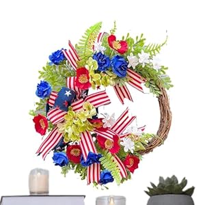 Generisch Patriotische Kränze Eukalyptus Gedenktag Girlande