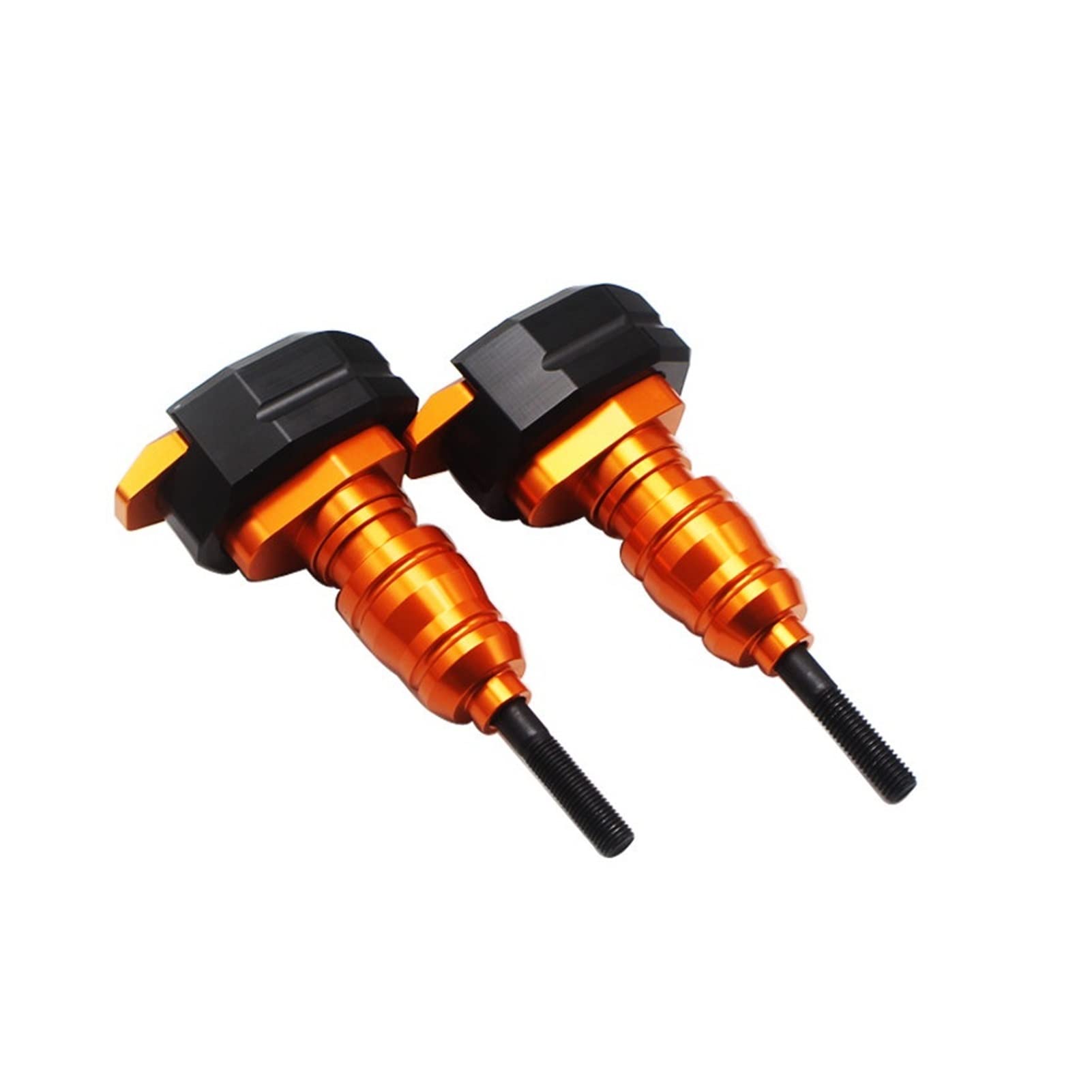HYRAM Motocykl Falling Ochrona Rama Slider Owardling Guard Anti Crash Pad Protector Fit Yamaha MT-09 MT09 MT 09 2013-2018 ochrona przed upadkiem (Color : Orange)