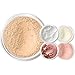 STARTER SET (WARM Neutral Shade-Most Popular) Mineral Makeup Kit Bare Skin Sheer Powder Matte Foundation Blush Bronzer Illuminating Veil
