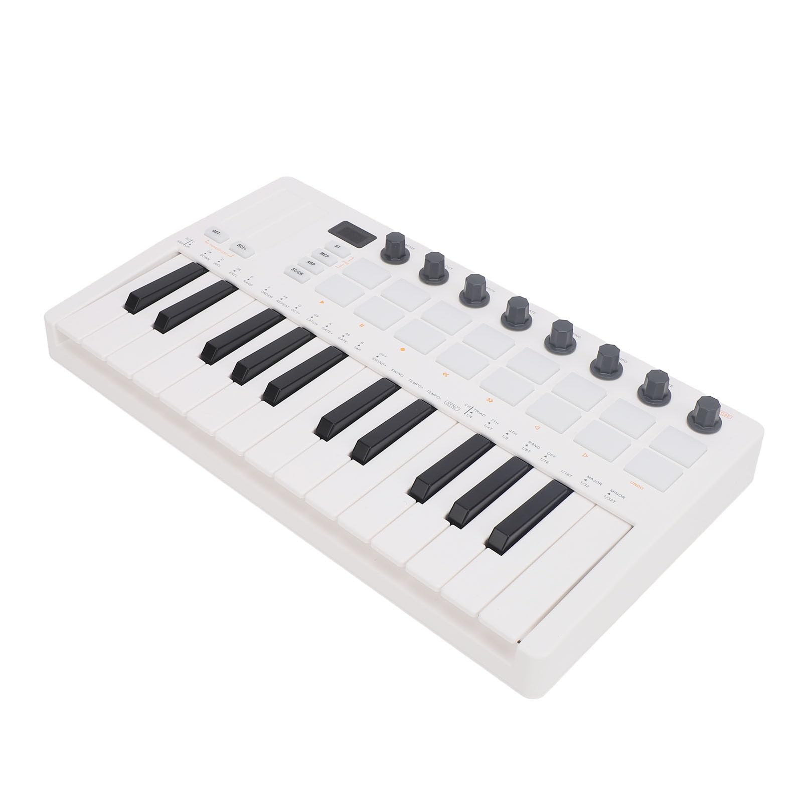 Controlador de Teclado MIDI Compacto para Crear Ritmos Control de Sintetizador Virtual Producción de Estudio con Sonidos de Acordes Inteligentes