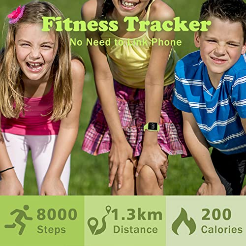 Image of Kids Watches for Girls Boys Digital Sport Watch with Step Counter Pedometer Vibration Alarm Clock, No App Waterproof Fitness Tracker Kids Watch Boys Girls Teens Students Ages 5-16