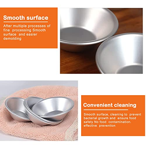 Esteopt 10Pcs Individual Yorkshire Pudding Tins,dariole Moulds,Yorkshire Pudding Tray Non Stick Mini Pie Dishes,Muffin Cupcake Pans,Muffin Cupcake Cups,Pudding Mould,Egg Tart Mould - Image 3