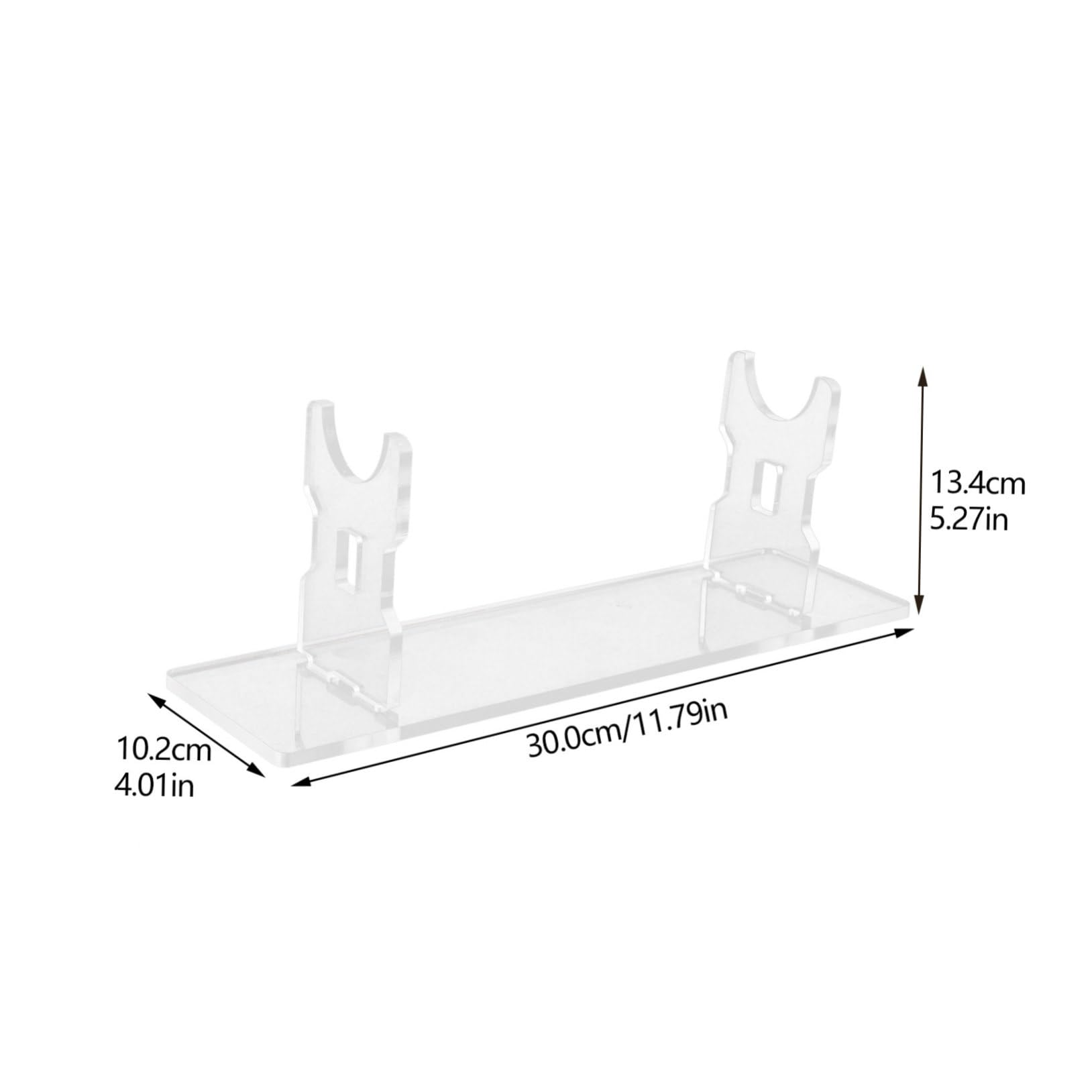Alipis Flute Display Stand Acrylic Sword Rack Space-saving Design Easy to Clean for Enthusiasts