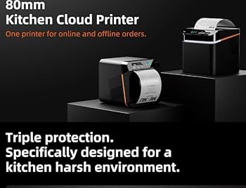 Sunmi NT311 80mm Kitchen Cloud Printer, Bluetooth, LAN, Wi