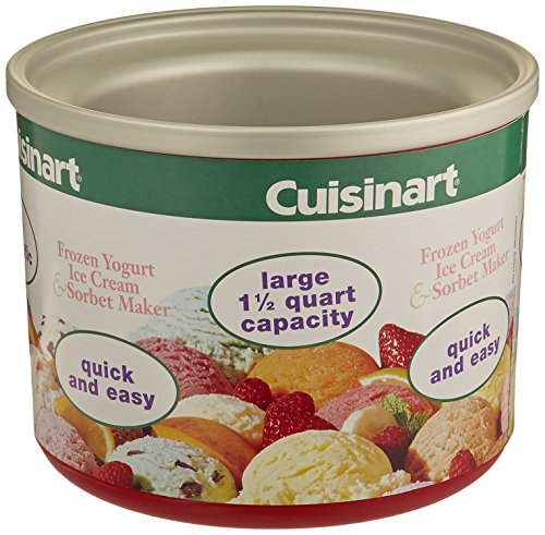 Cuisinart Bowl de congelador plástico 1.5 cuartos rojo miniatura 2