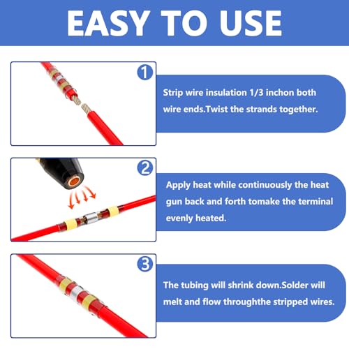 Jovlalis JO-810-DZ Pcs Solder Seal Wire Connectors thumb #3