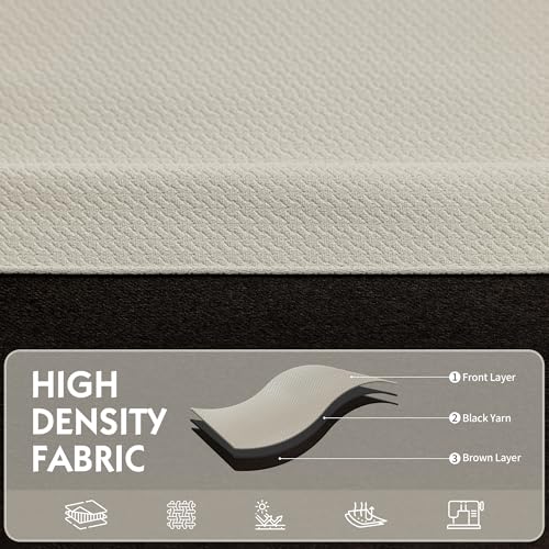 Image of FMFUNCTEX 100% Beige Blackout Curtains for Bedroom, Cream Weave Textured Curtains 54 Inch Length Thermal Insulated Curtains for Living Room, Farmhouse Drapes Grommet Room Darkening 2 Panels