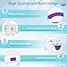 Pochik Electric Sitz Bath, Sitz Bath for Toilet Seat, Hemorrhoids and Postpartum Care Tub, Sits Bath Kit for Women, Automatic Flushing, Collapsible, Unisex - Purple