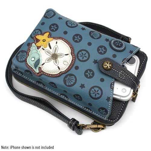 Image of CHALA Snap Crossbody RFID Protected Women Faux Leather Cellphone Purse with Adjustable Crossbody Strap