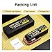 POVWAY 6S Lipo Battery 22.2V 80C 7300mAh with XT60 Connector Soft Case RC Battery for Car Truck Tank Boat Associated Racing Hobby