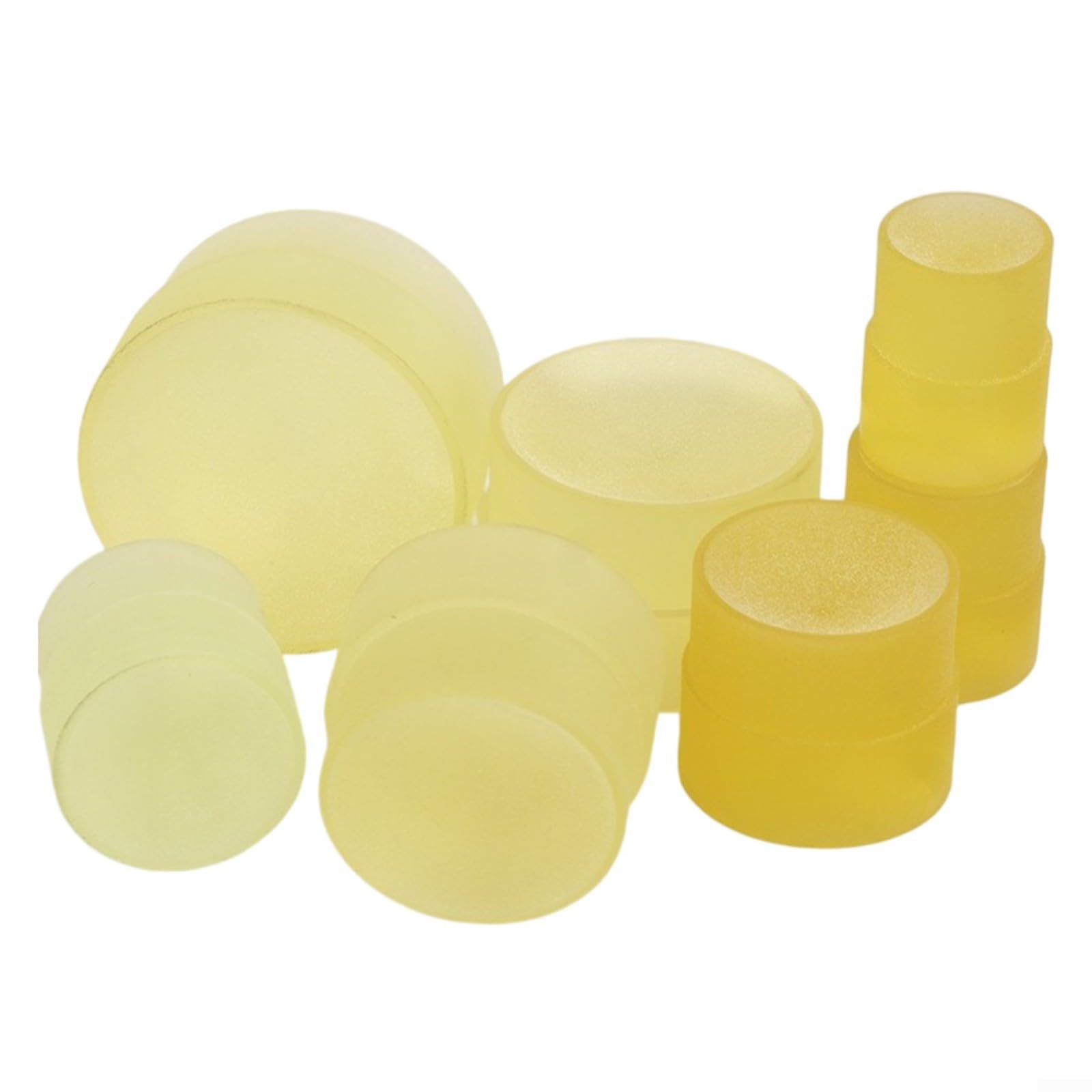 Juego de herramientas de desmontaje de lentes de goma, 7 piezas, para reparación de cámaras, 37 mm - 86 mm, varios tamaños de objetivo, color amarillo