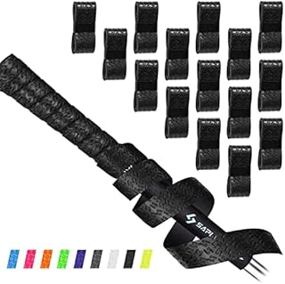 SAPLIZE Golf Grip Wrapping Tapes, 3 or 15 Pack, 9 Colours Available. New Regripping Solution for Golf Club Grips