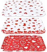 MUNILAIL 100 Sheets Gingham Tissue Paper 14 X 20 Inches Red And White - View #7