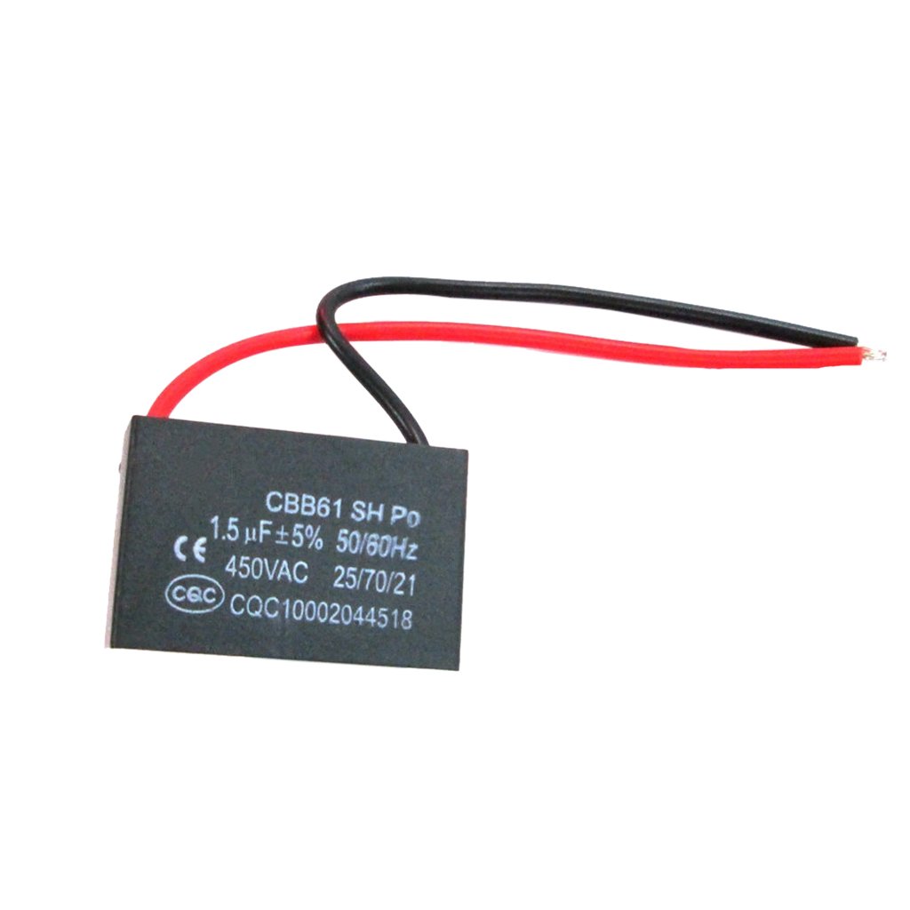 LYLA Cbb60 Drive Capacitance Capacitor Dehydration Capacitor White 450V 1.5Uf-image-29