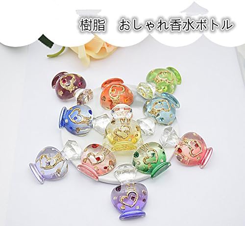 Amazon Jabit 大きめおしゃれ香水ボトル樹脂パーツ 手芸 クラフト 生地 材料 デコパーツ グリーン デコ素材 通販