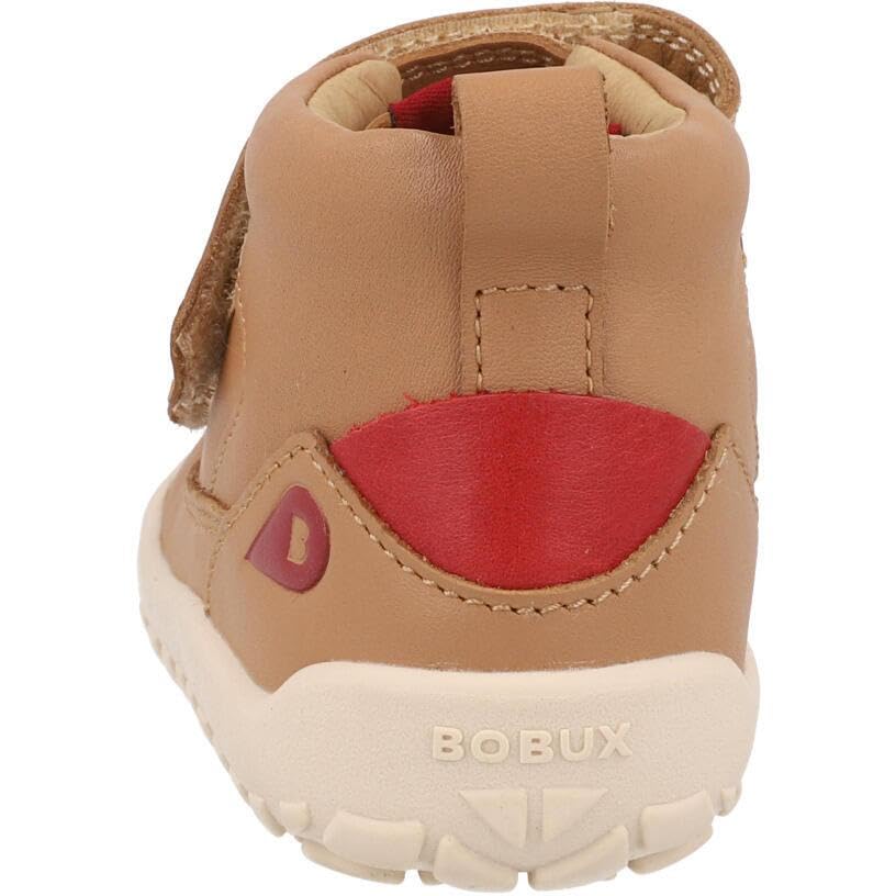 Bobux i-Walk Trek Sandstorm Boots Leather Nubuck Adjustable Straps Natural Movement3