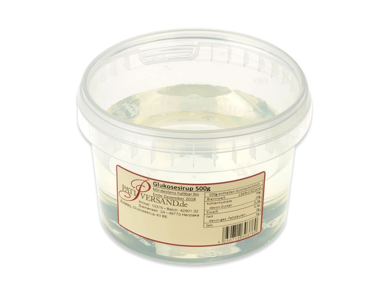 Pati-Versand Glukosesirup 500g