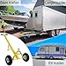 Heavy-Duty Steel Trailer Dolly - 600 Lb Load Capacity, Pneumatic Wheels, 44