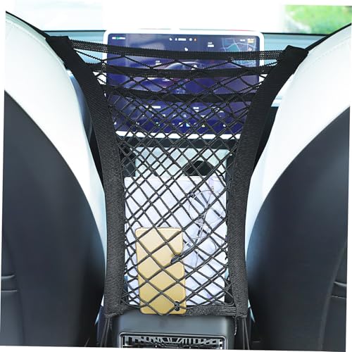 ULTECHNOVO Red organizadora para asientos de coche portaobjetos para coche barrera para animales fácil instalación materiales resistentes acceso rápido objetos