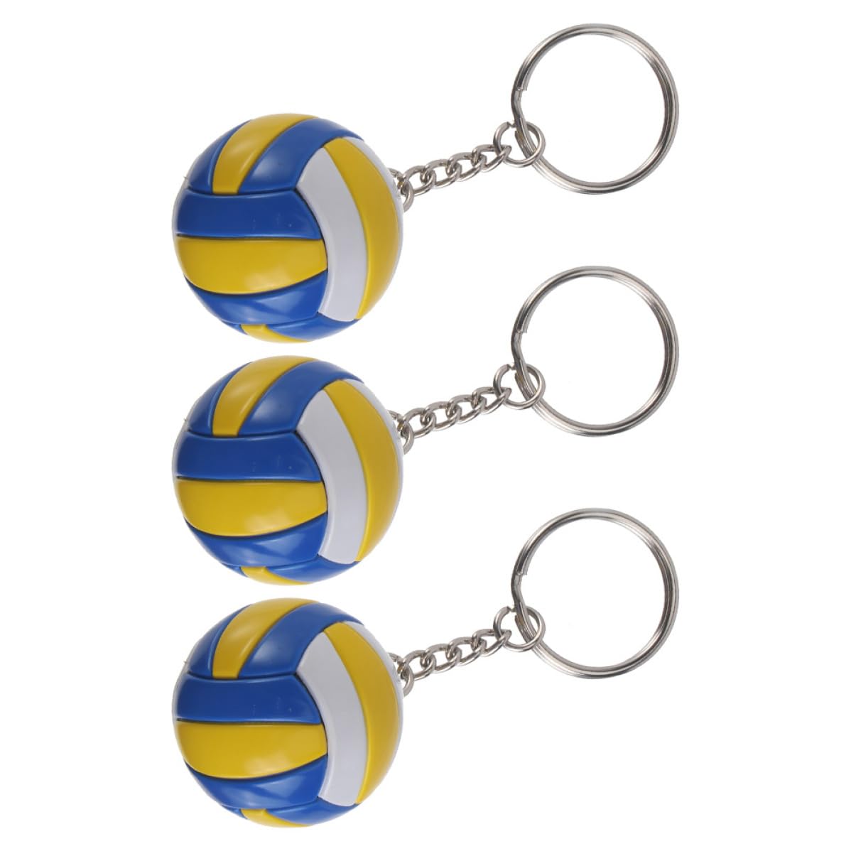 SUPVOX Portachiavi Simulato Di Pallavolo Ricevitore Lanciatore Portachiavi Pallavolo Borse Di o Ciondolo Chiave Del Giocatore Di o Pu