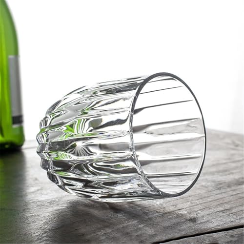 Copas de vidrio talladas estilo vintage sin plomo de 355ml 5