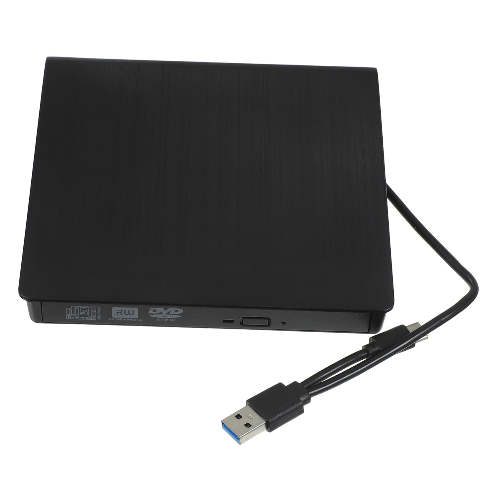 OKUMEYR External CD DVD Drive with Portable Optical Drive for Easy Playback Stylish Design Convenient Storage Compatible Laptops