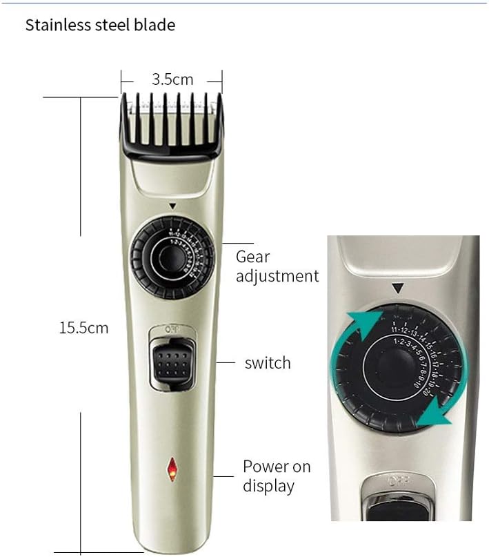 Professional Hair Clipper Rechargeable Trimmer Beard Trimer Grooming Kit Ceramic Blade Male Display Haircut Machine
