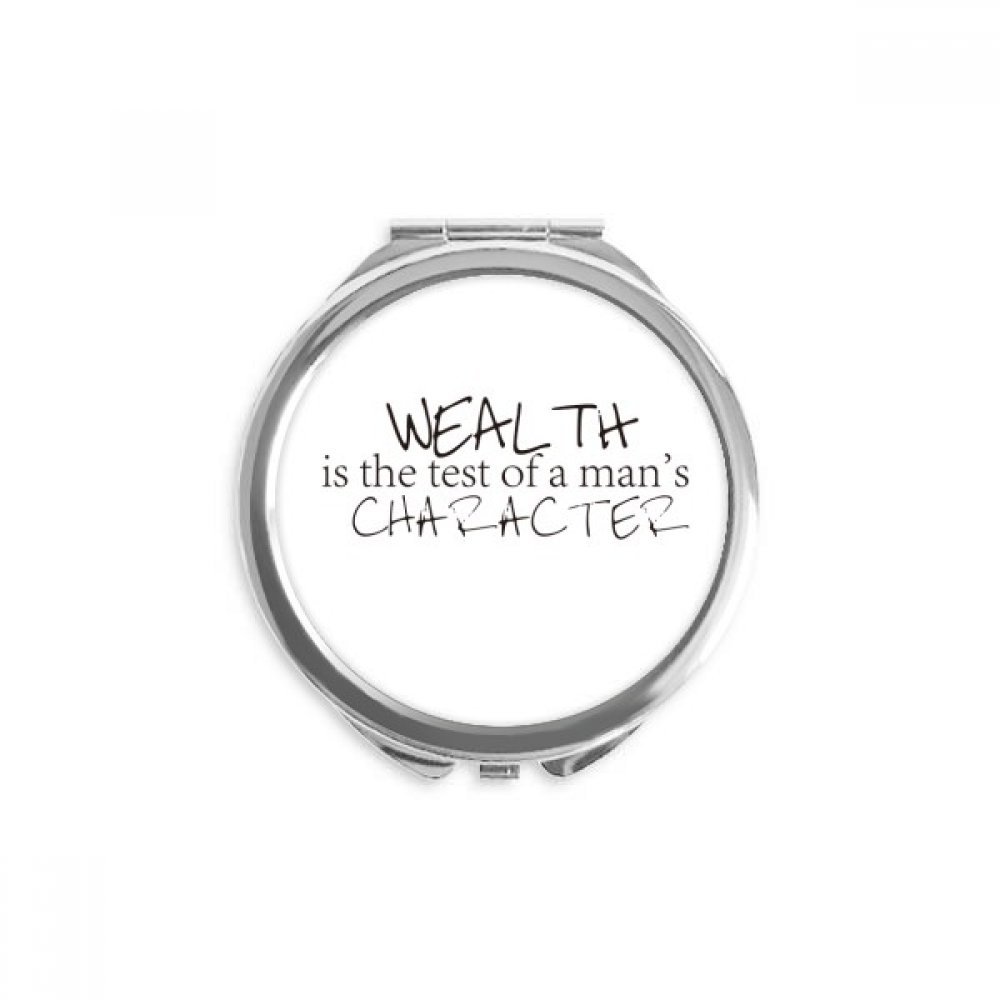 Miroir de poche le test de caractère citation multicolore - 5